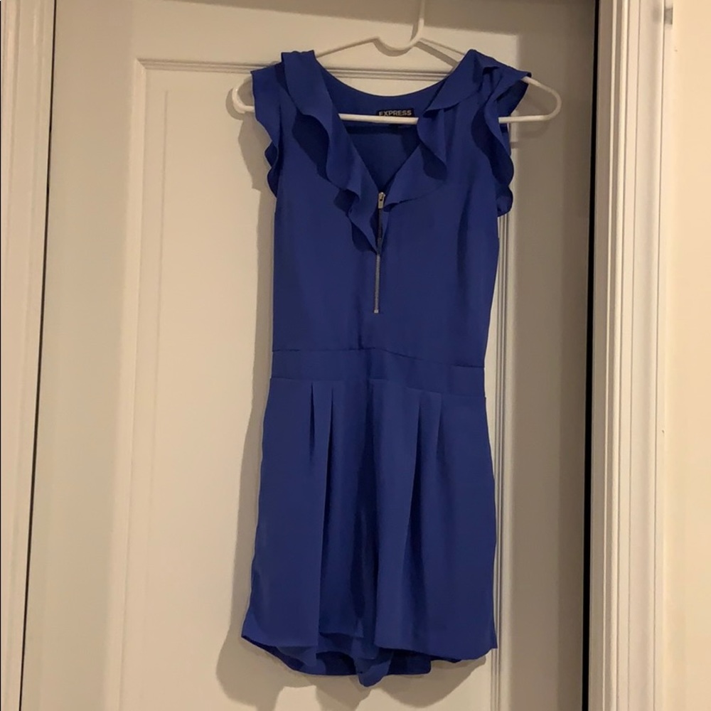 EUC Express periwinkle romper